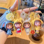 2pcs cross - dressing stitch fille porte - cls pikachu ours poupe copines voiture porte - cls