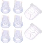2pcs diaphragmes & 6pcs valves a bec de canard pour tire - lait eufy, pices de rechange compatibles ...