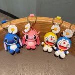 2pcs doraemon porte - cls coupe - ongles poupe jingle chat poupe pendentif sac point cl couple