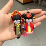2pcs fleur fe porte - cls nancy poupe voiture pendentif couple sac ornement