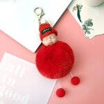 2pcs hommes et femmes sac pendentif bonnet de laine sommeil rve poupe boule de cheveux cadeau de promotion ...