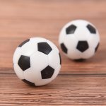 2pc jeux table football fussball soccerball sport cadeau rond int�rieur jeu 32mm baby - foot table f�te ...