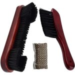 2pcs kit de nettoyage de brosse de table de billard, brosses de table de billard en bois billard snooker ...