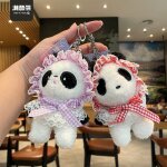 2pcs lolita panda poupe porte - cls peluche poupe poupe cl pendentif cartable pendentif