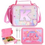 2pcs lunch box enfant set, sac isotherme repas enfant, bento box avec compartiments et des couverts, ... 2pcs lunch box enfant set, sac isotherme repas enfant, bento box avec compartiments et des couverts, ...