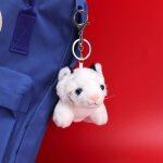 2pcs mascotte du zodiaque tigre en peluche poupe porte - cls porte - cls sac pendentif