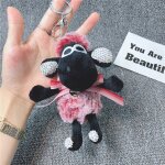 2pcs peluche zodiaque agneau sac pendentif poupe parfume trousseau mud drill