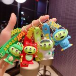 2pcs pendentif porte - cls poupe a trois yeux pixar voiture porte - cls pendentif sac a dos pour hommes ...