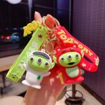 2pcs pendentif porte - cls poupe a trois yeux pixar voiture porte - cls pendentif sac a dos pour hommes ...
