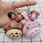 2pcs pincez et appelez la cloche chinchilla porte - cls poupe pendentif voiture cl couple sac
