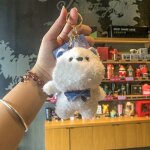 2pcs porte - cls en peluche ragdoll pendentif ours pendentif poupe couple porte - cls