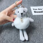 2pcs rex lapin en peluche jupe ours porte - clés poupée sac pendentif lin ours porte - clés 2pcs rex lapin en peluche jupe ours porte - clés poupée sac pendentif lin ours porte - clés