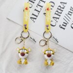 2pcs tigrou poupe porte - cls pendentif mle silicone sac cl de voiture
