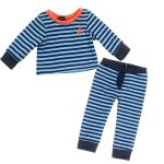 2pcs v�tements de poup�e, teamson kids, bleu