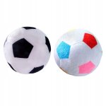 2x peluche football multi - usages, peluche, diamtre 17 cm