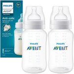 2x philips avent scy106 / 01 biberon anti - colique 330ml 3m + sucette 2x philips avent scy106 / 01 biberon anti - colique 330ml 3m + sucette