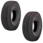 2x pneu tubeless 4. 10 / 3. 50 - 4 tondeuse tracteur brouette chariot diable 410x350x4 pneus