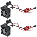 2x pour voiture tlcommande 3650 3660550540 moteur ventilateur de refroidissement de radiateur noir ...