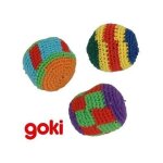 3 balles de jonglage kick ball en coton jeu de jonglerie 5 cm