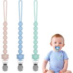 3 fausses attaches en silicone pour bb, fausses attaches pour garons et filles, attaches pour attache ...