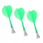 3 flchettes de rechange magntiques, vertes