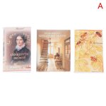 3 pcs / set 1 / 12 poupée vintage miniature modèle de livre portable maison de poupée 3 pcs / set 1 / 12 poupée vintage miniature modèle de livre portable maison de poupée