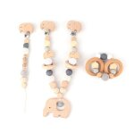 3 pièces / ensemble bébé eléphant poussette pendentif landau clip hochet sucette chaîne clip nourrissons ... 3 pièces / ensemble bébé eléphant poussette pendentif landau clip hochet sucette chaîne clip nourrissons ...
