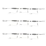3 pices / ensemble leurre artificiel hameons cage pige panier ensemble et mangeoire de pche matriel ...