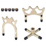 3 pièces de queue de pont de tête de billard avec 5 pièces 12 mm de pointe de queue de billard, kit de ... 3 pièces de queue de pont de tête de billard avec 5 pièces 12 mm de pointe de queue de billard, kit de ...