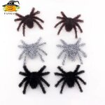 30 / 6pcs artificiel blague araign�e r�aliste insecte jouet figurines pour enfants anti - stress dr�le ...