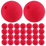 30 pices 2x2 pouces cosplay nez rouge clown nez pour fte halloween costume fournitures christamas