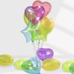 30 pièces ballons de gelée transparents de 18 pouces en forme de coeur, ballons en aluminium, ballons ... 30 pièces ballons de gelée transparents de 18 pouces en forme de coeur, ballons en aluminium, ballons ...