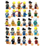 30 pices dragon ball z super saiyan son goku vgta krillin chiaotzu tien shinhan bardock jouet figure ...