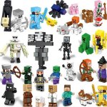 30 pièces minecraft mini figurines blocs de construction 30 pièces minecraft mini figurines blocs de construction