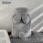 300 / 500 / 1000ml bouteille d'eau chaude couverture souple forme de lapin mignon sac d'eau chaude gardez ... 300 / 500 / 1000ml bouteille d'eau chaude couverture souple forme de lapin mignon sac d'eau chaude gardez ...