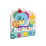 300 gommettes stickers formes g�om�triques - janod