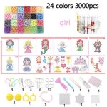 3000 pices - ensemble de perles magiques et accessoires, jouet educatif, a eau, pour enfant, puzzle, ...