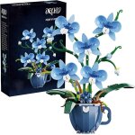 3004 - kit de construction - motif fleur d'orchidée bleue - tasse a café - plante artificielle - jouet ... 3004 - kit de construction - motif fleur d'orchidée bleue - tasse a café - plante artificielle - jouet ...