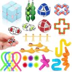 30pice fidget toys pack, jouets anti stress fdiget toys set pour la concentration et le calme, soulagement ...