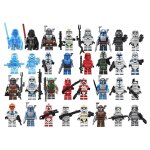 32 pi�ces star wars mini figurines stormtrooper imp�rial le mandalorien guerre des clones figurines blocs ...