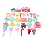 33pcs baby house and lele barbie accessoires d'apprentissage pour b�b� mini ordinateur portable jouets ...