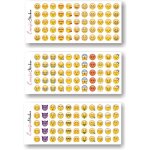 36 feuilles d'autocollants visages rieurs, comme rcompense pour enfants emoticnes visage diable smiley ...