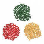 360pcs boucles d'oreilles en perles bricolage perles en bois