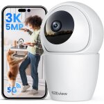 3k (5 mp) 360 indoor wifi surveillance camera, 2. 4 & 5 ghz wifi, night vision, 360, baby pet dog cat ... 3k (5 mp) 360 indoor wifi surveillance camera, 2. 4 & 5 ghz wifi, night vision, 360, baby pet dog cat ...