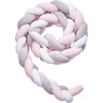 3m tour de lit coussin serpent coussin tressé pare - chocs velours protection bébé 100% fait a main ?gris ... 3m tour de lit coussin serpent coussin tressé pare - chocs velours protection bébé 100% fait a main ?gris ...