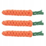 3pcs chien de corde de noeud en forme de carotte avec, jouet 3 4 5 6 7 + 8 ans gar?on fille cadeau pour ...