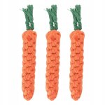 3pcs chien de corde de noeud en forme de carotte avec, jouet 3 4 5 6 7 + 8 ans gar?on fille cadeau pour ...