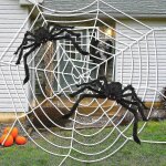 3pcs halloween spider web halloween spider d�corations 142 � mega spider web 30 � araign�e g�ante et ...