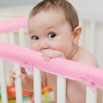 3pcs protection de rail de berceau, prot�ge - bords de lit b�b� protection de dentition pour b�b�, rails ...