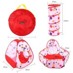 3pcs / set enfants bébé jeux maison tente tunnel ball pop up enfants jouets intérieur extérieur 3pcs / set enfants bébé jeux maison tente tunnel ball pop up enfants jouets intérieur extérieur